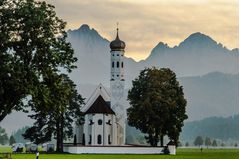 Sankt Coloman mit Bergen.