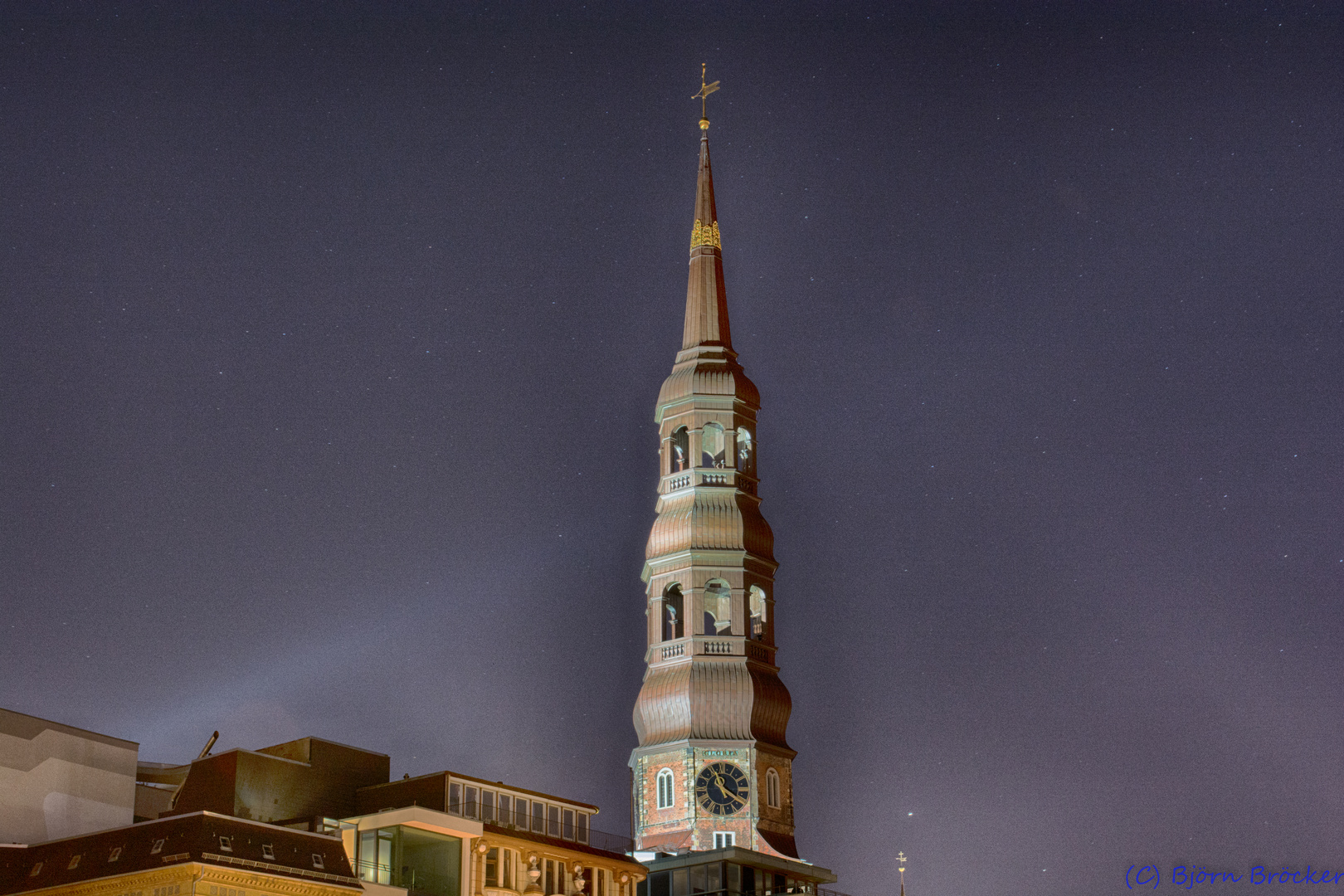 Sankt Katharinen bei Nacht