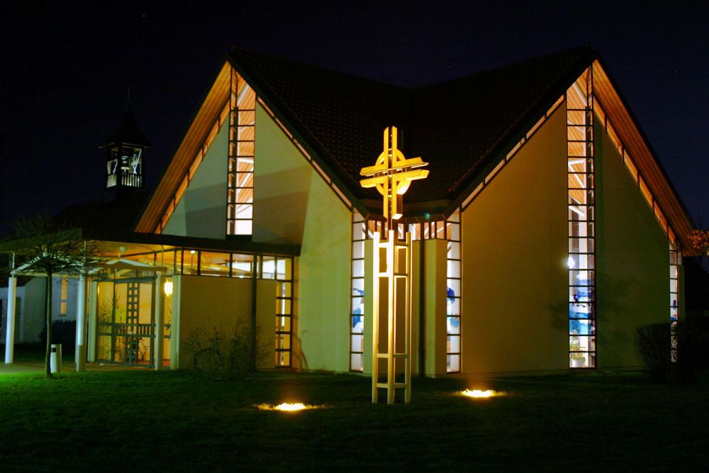 Sankt Markus Kirche bei Nacht