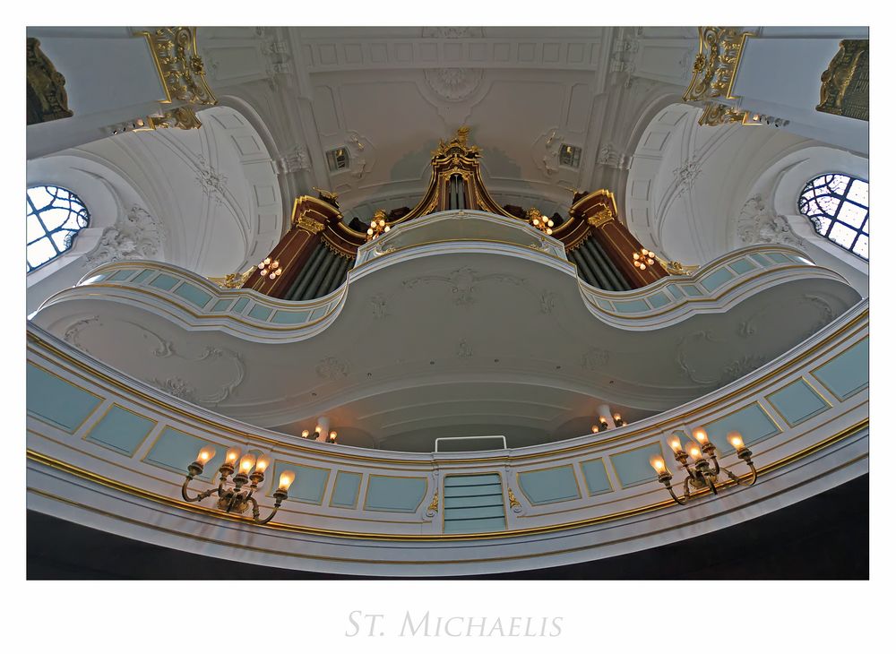 Sankt Michaelis " der Blick, zur Orgel aus meiner Sicht..."