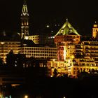 Sankt Moritz bei Nacht (Badrutt's Palace Hotel)