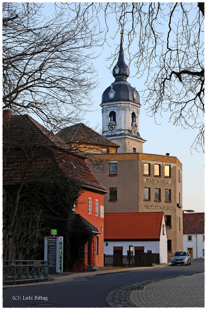 Sankt Nikolaus Kirche von Pretzsch Foto & Bild world, kirche, straße