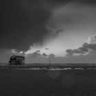 sankt peter ording an einem novembertag