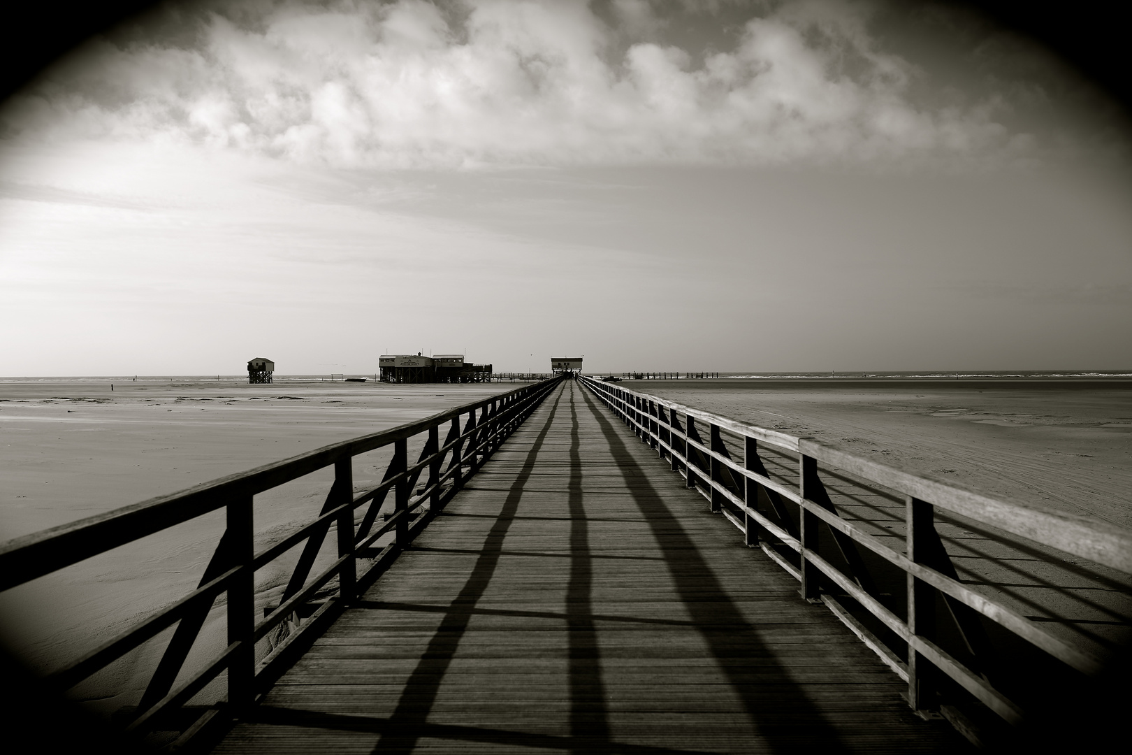 Sankt Peter Ording- Ein Moment der Leere