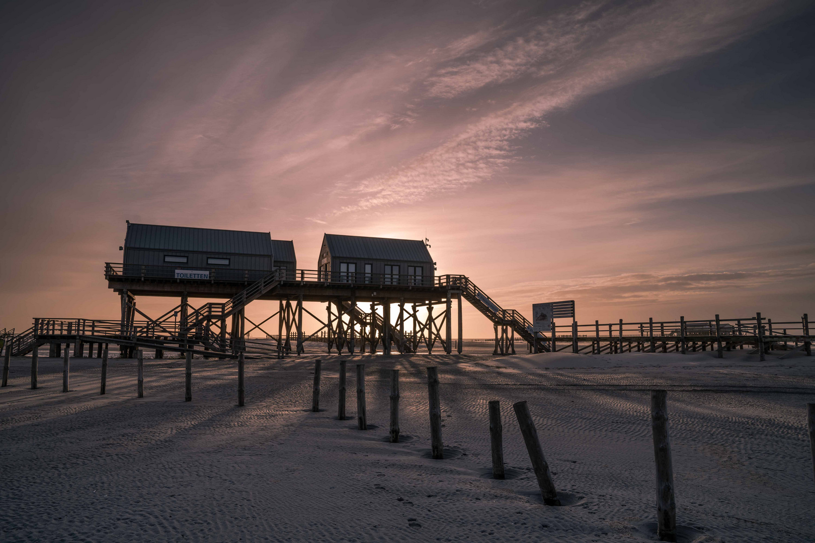 Sankt Peter Ording im Dezember 2019