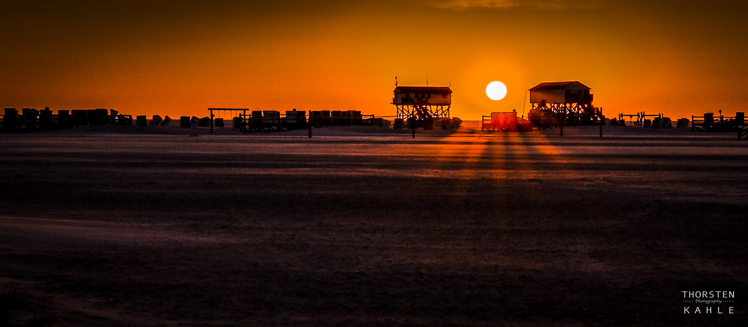 Sankt Peter-Ording ... Sonnenuntergang