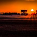 Sankt Peter-Ording ... Sonnenuntergang