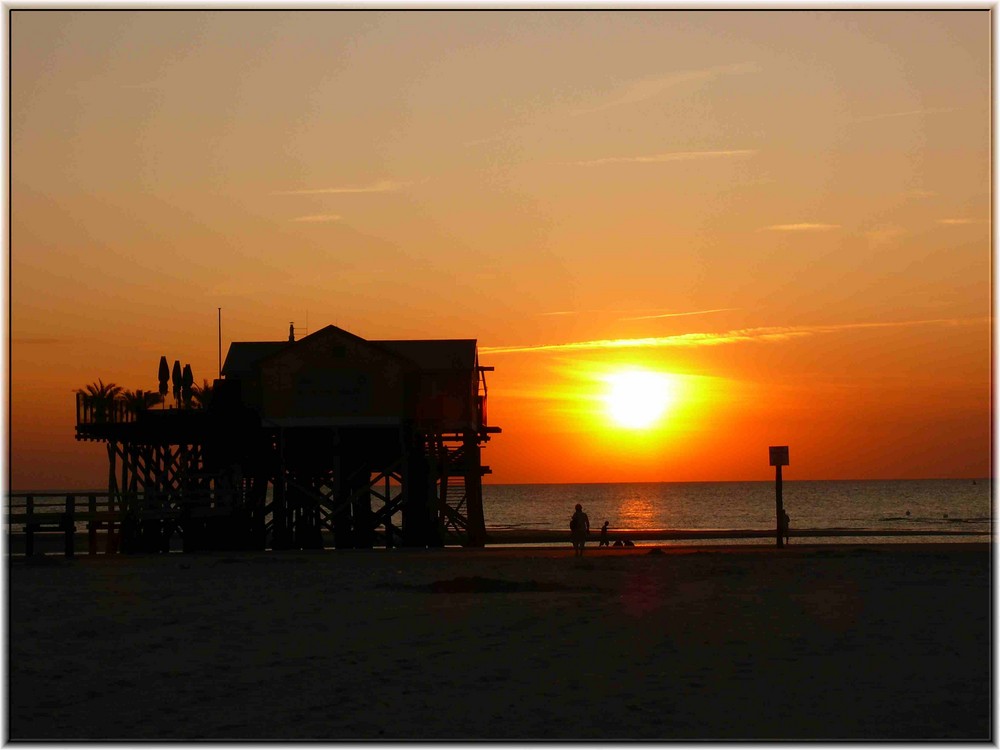 Sankt Peter Ording - Sonnenuntergang