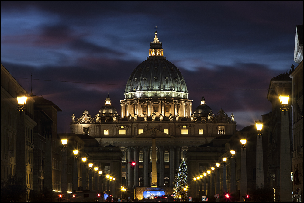 Sankt Peter zur blauen Stunde