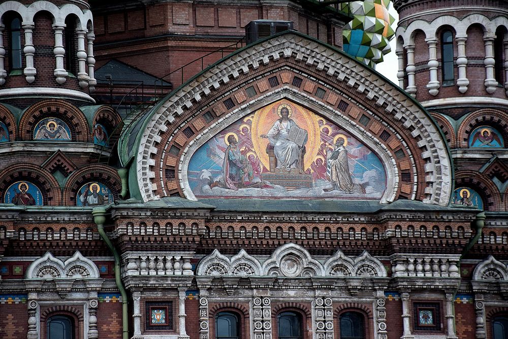 Sankt Petersburg-Kirche Detail