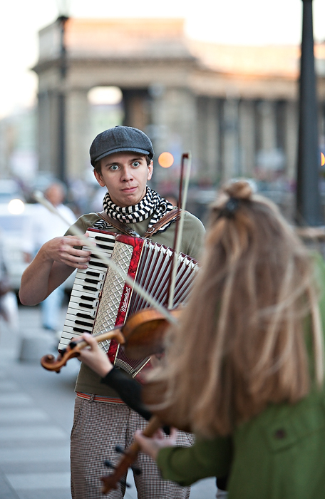 Sankt Petersburg. Musiker.