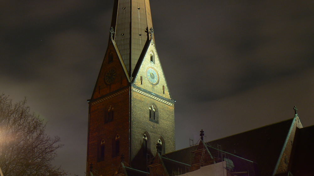 Sankt Petri bei Nacht - Hamburg