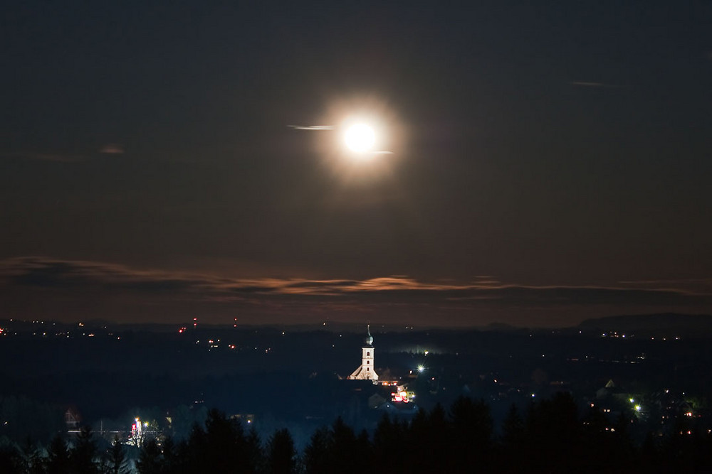 Sankt Stefan ob Stainz im Mondschein