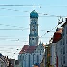 Sankt Ulrich und Afra mit Herkulesbrunnen