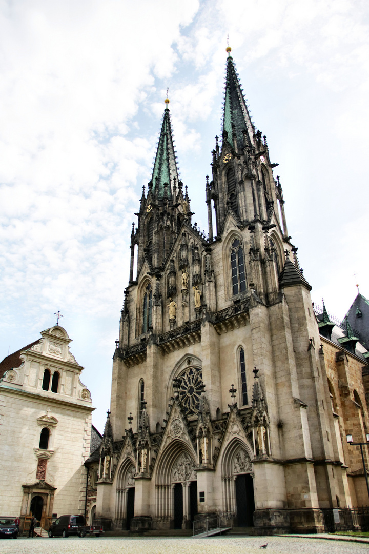 Sankt Wenzels Kathedrale in In Olmütz (Katedrála svatého Václava v Olomouci).