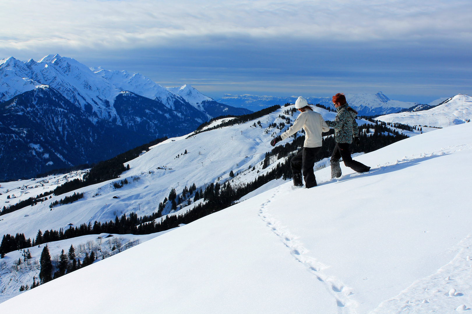 Sans les skis...