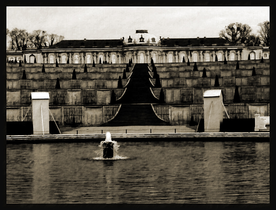 Sans Souci in Sepia