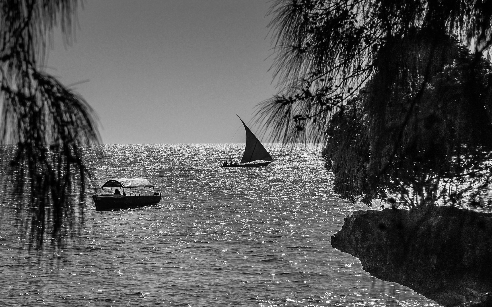 SANSIBAR Blick auf das Meer