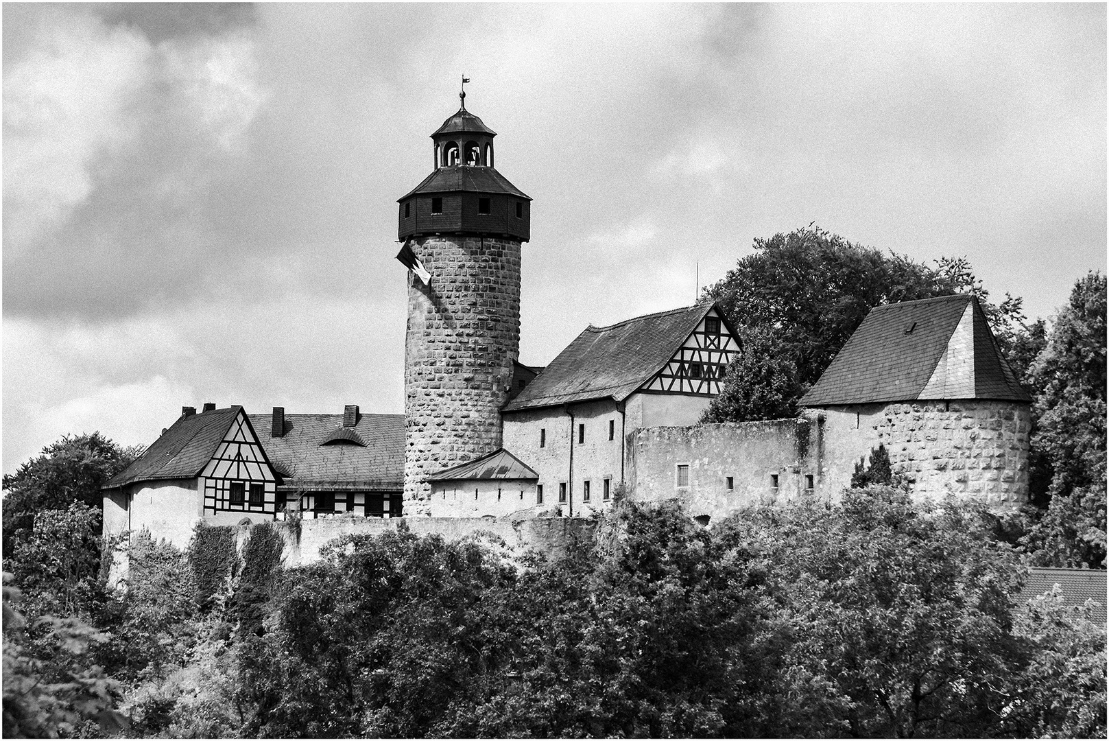 Sanspareil, Burg Zwernitz, Schwaz-Weiß