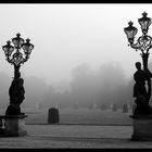 Sanssouci im Morgennebel