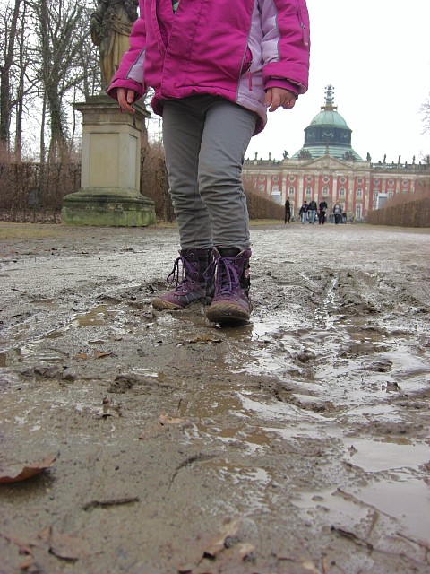 Sanssouci im Regen