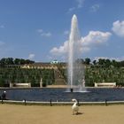 Sanssouci mit Fotomodell