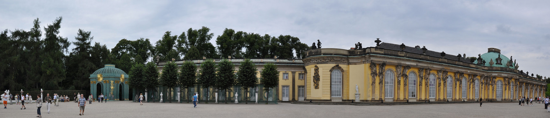 Sanssouci Potsdam, aus 4 Einzelaufnahmen, ohne Stativ