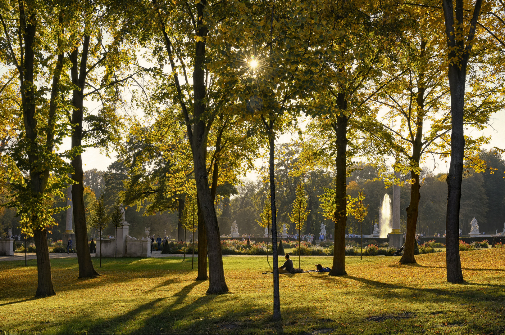   Sanssouci Schlosspark  im Oktober