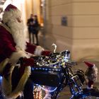 Santa auf dem Bike