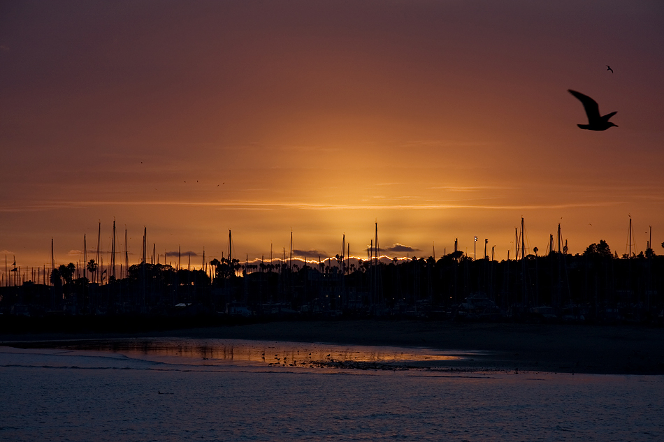 Santa Barbara - der Hafen schläft