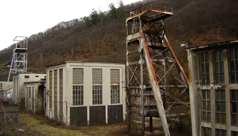 Santa Barbara mine, Asturias, northern Spain.