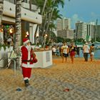 Santa Claus in Waikiki