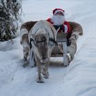 Santa Claus on the way