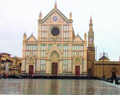 Santa Croce sous la pluie