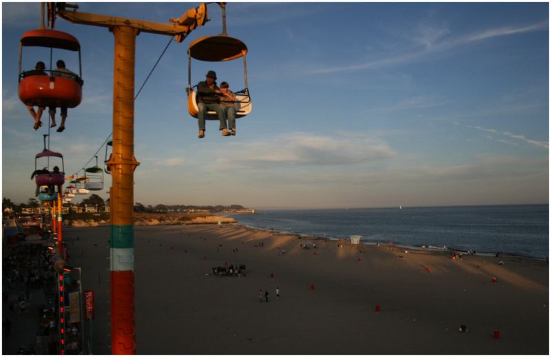 santa cruz boardwalk & beach