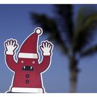 Santa im Urlaub 24. Dezember