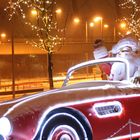 Santa in his BMW