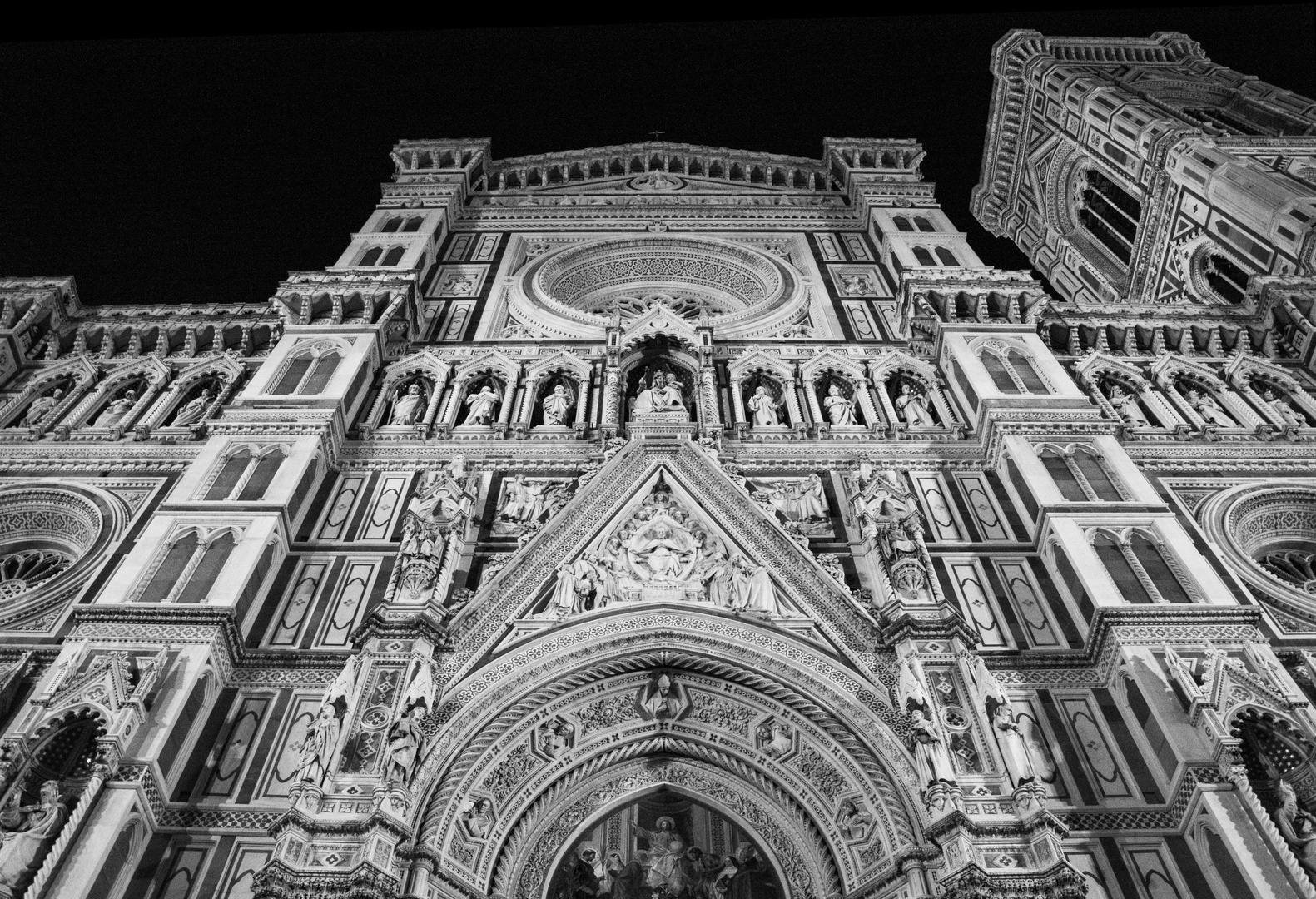 Santa Maria del Fiore in Schwarzweiss