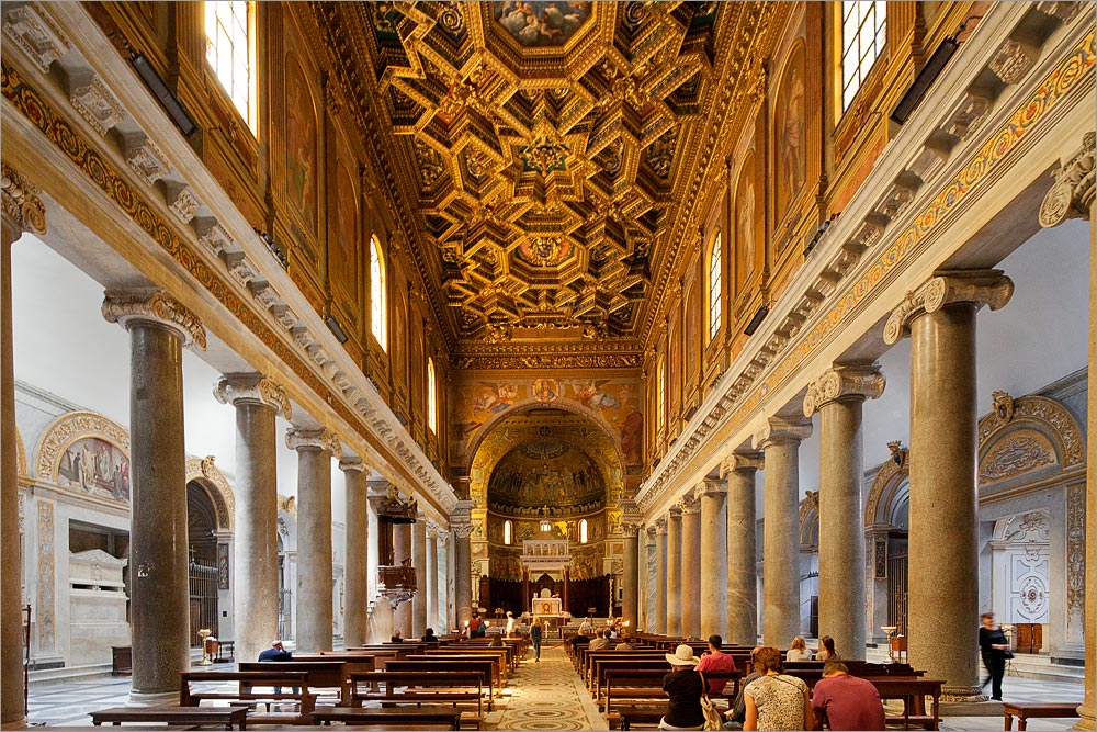 Santa Maria in Trastevere Innenraum Foto & Bild europe, italy, vatican city, s marino, italy Santa Maria in Trastevere Innenraum Foto & Bild europe, italy, vatican city, s marino, italy