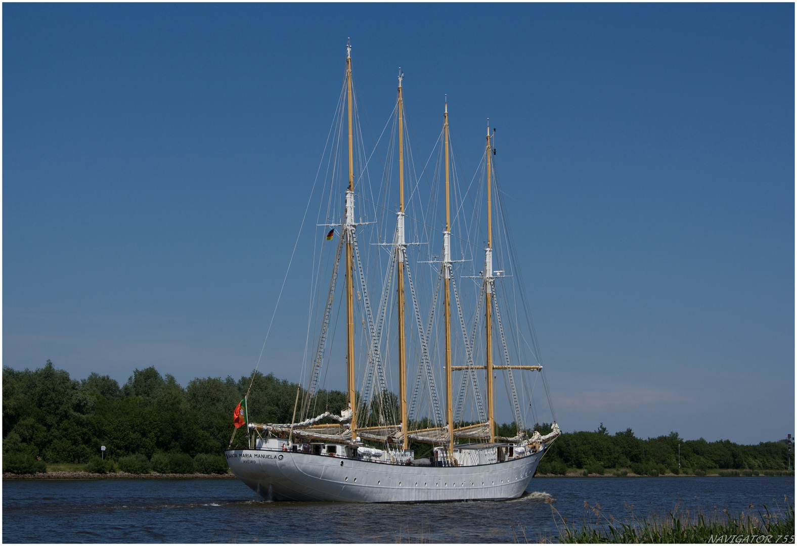 SANTA MARIA MADALENA, on Kiel-Canal, Germany.