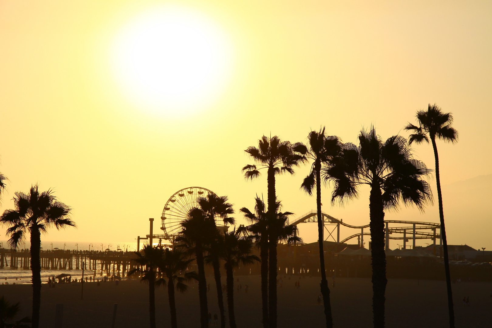 santa monica beach.