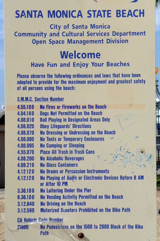 Santa Monica Beach - Have fun... mit dem, was davon übrig bleibt