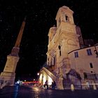 Santa Trinità dei Monti at the top of Spanish steps in Rome