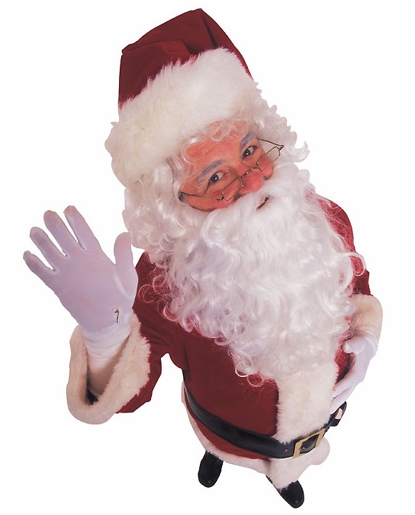 santa waving