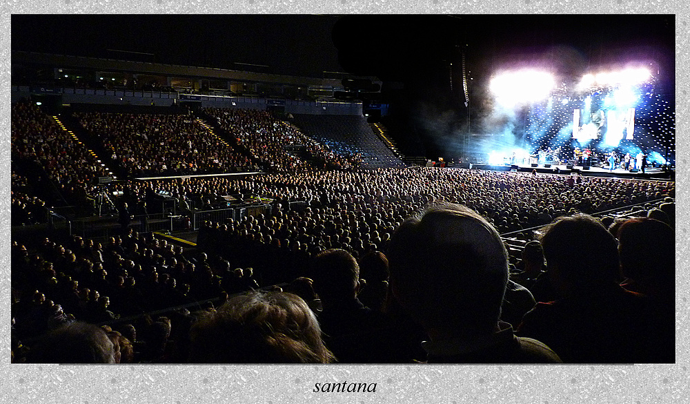 Santana in der o2 world Arena Hamburg