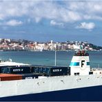 Santander, Blick auf die Stadt ...