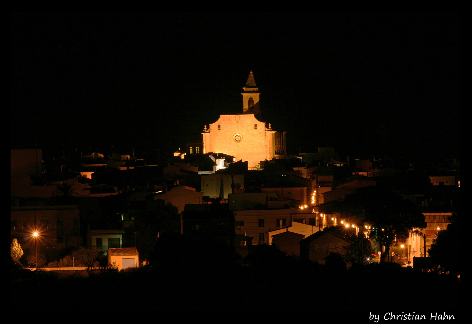 Santanyi bei Nacht