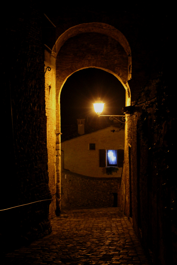 Santarcangelo by night