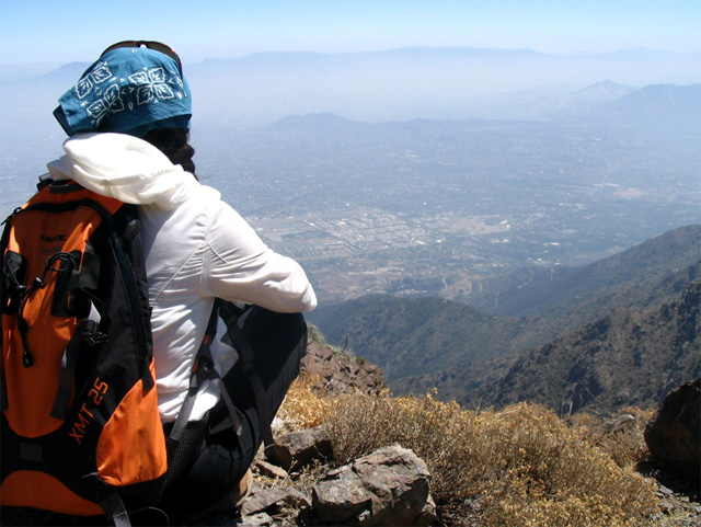 Santiago Contaminado desde el Cerro Abanico