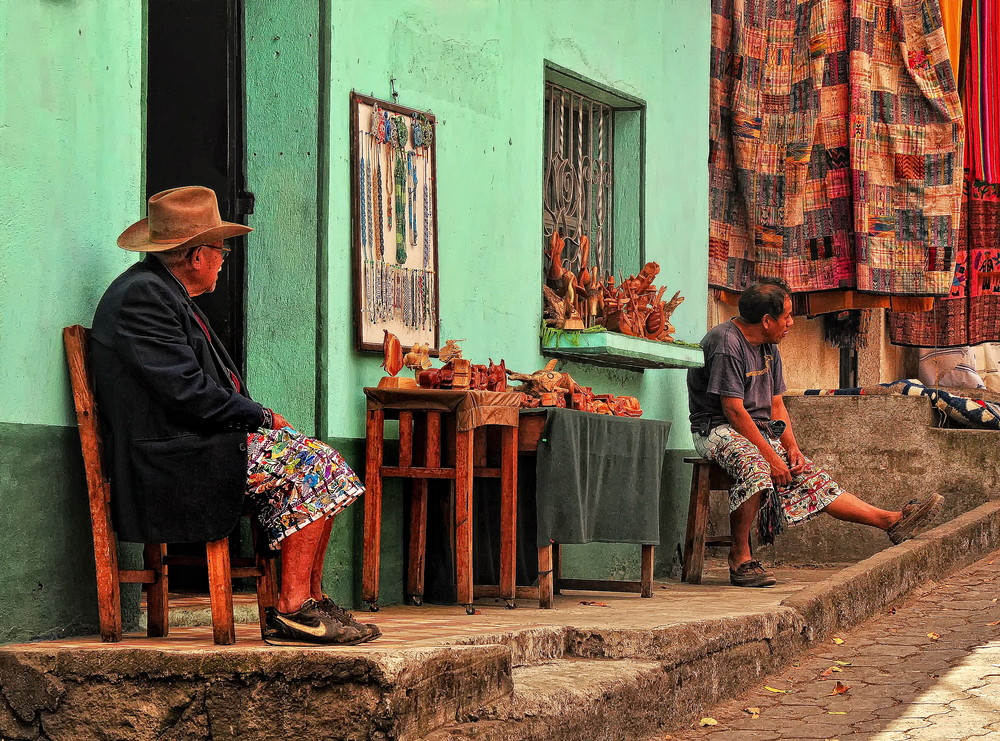 Santiago de Atitlán- die Männertracht